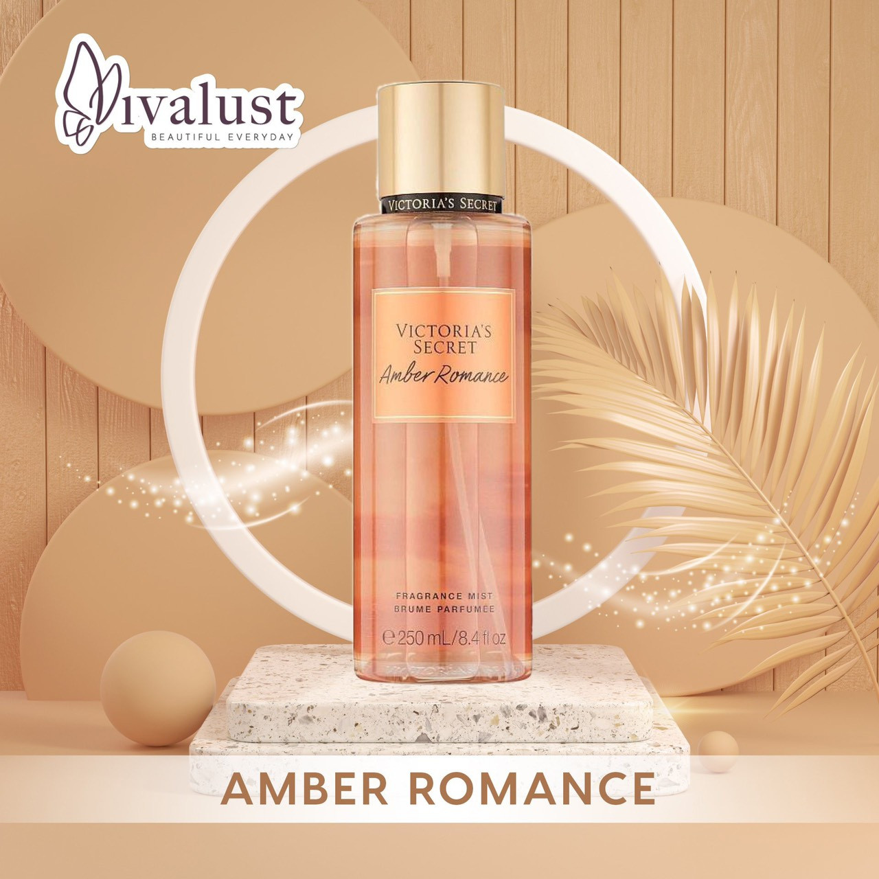 Xịt thơm toàn thân AMBER ROMANCE - Victoria's Secret Body Mist