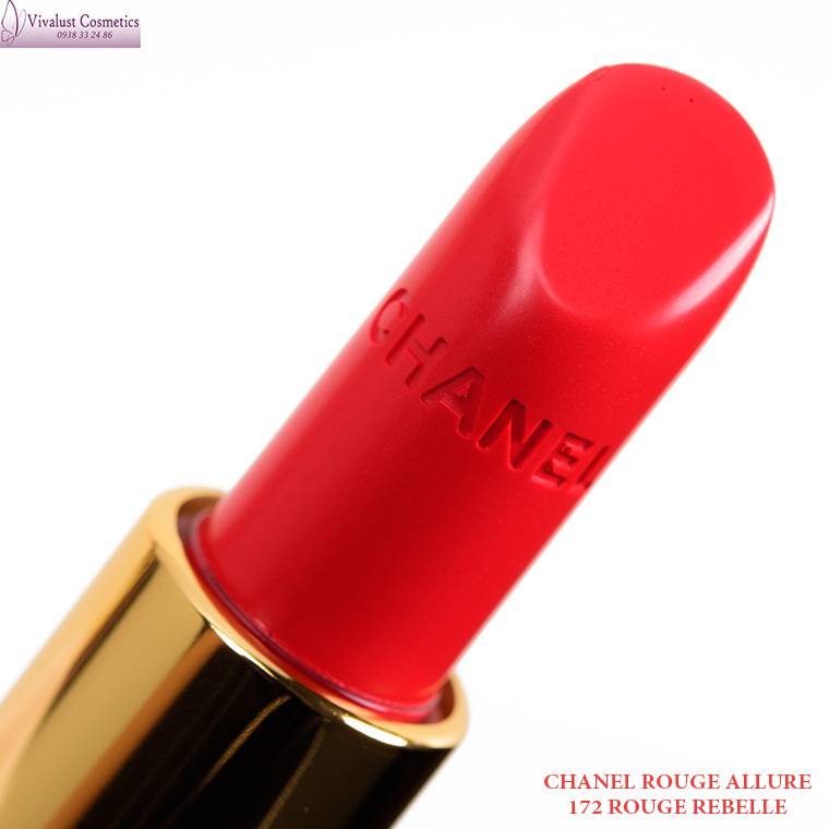 Son CHANEL màu 172 ROUGE REBELLE