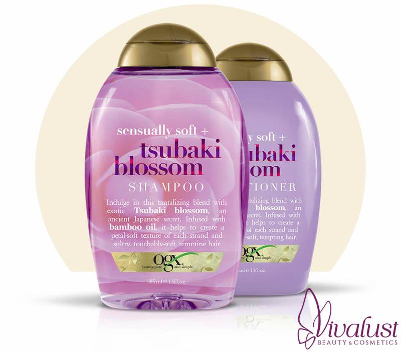 Bộ Dầu Gội Xả Tsubaki Blossom Ogx – Song Hoa Trên Tóc