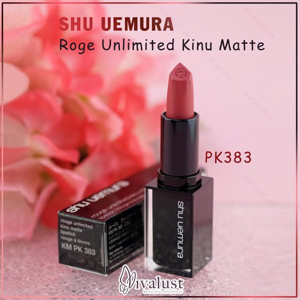 Son Shu 383 màu hồng đất - Cảm hứng từ tinh hoa lụa Nhật Bản
