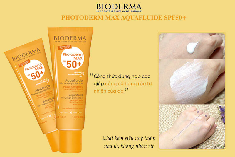 Công thức bảo vệ da tối ưu cùng chất kem siêu mỏng nhẹ
