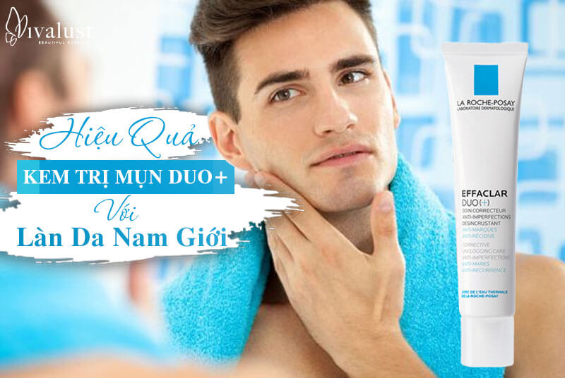 Hiệu quả kem trị mụn Dou với làn da nam giới