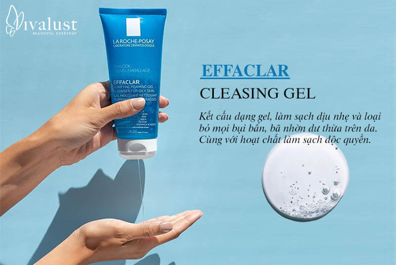 Sữa rửa mặt La Roche-Posay cho da mụn có kết cấu dạng gel