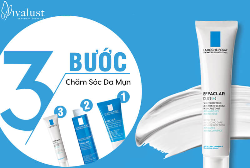 Chăm sóc da mụn hiệu quả với sản phẩm La Roche Posay
