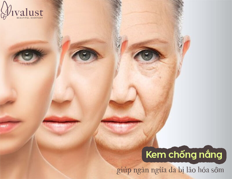 Kem chống nắng giúp bạn trông trẻ hơn, ngăn ngừa da bị lão hóa sớm