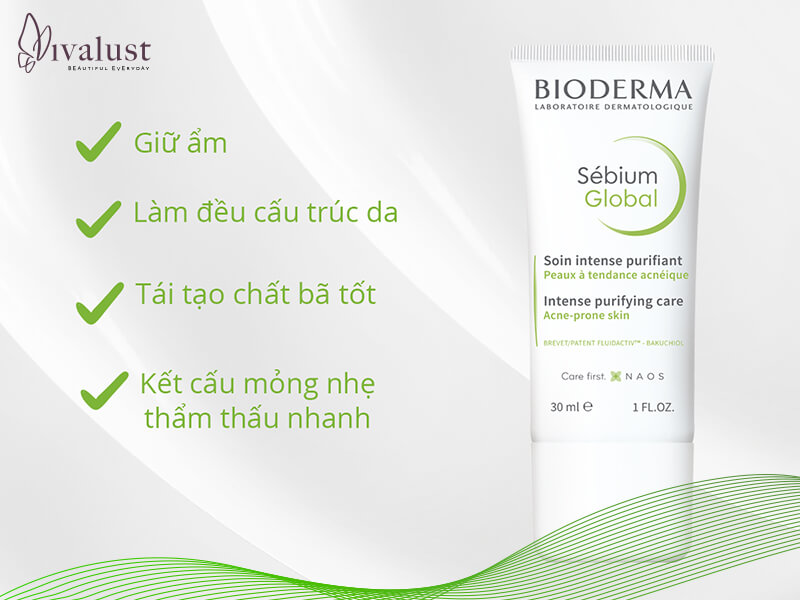 Kem dưỡng Sebium Global - Bí quyết cho làn da sạch mụn chuẩn chuyên gia