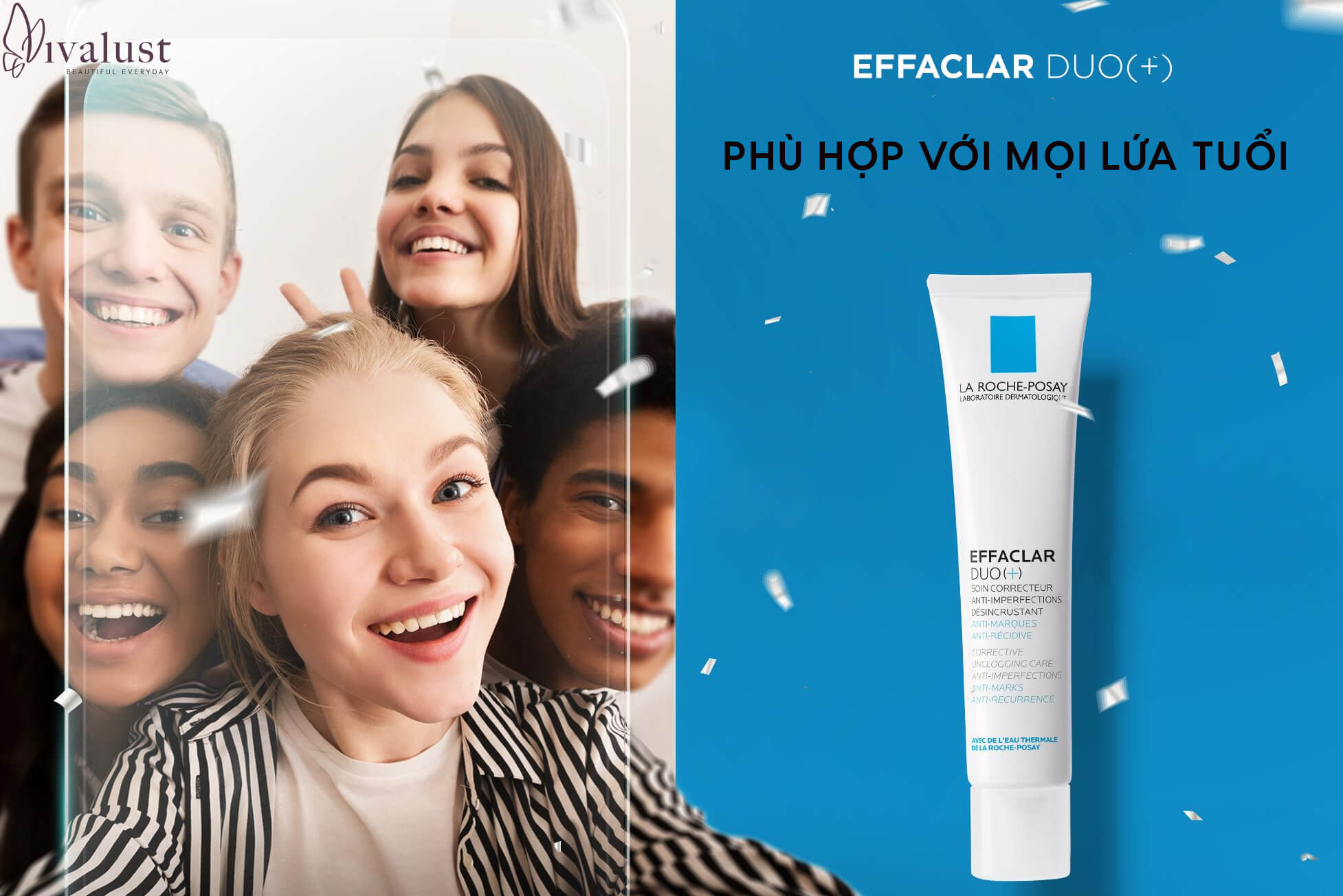 Kem trị mụn La Roche-Posay dành cho mọi lứa tuổi