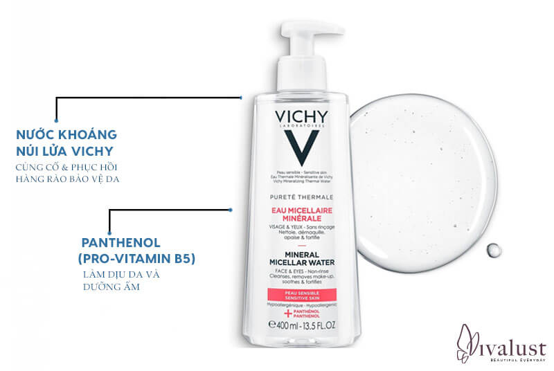 Sử dụng nước tẩy trang Vichy mang lại hiệu quả cao cho da nhạy cảm