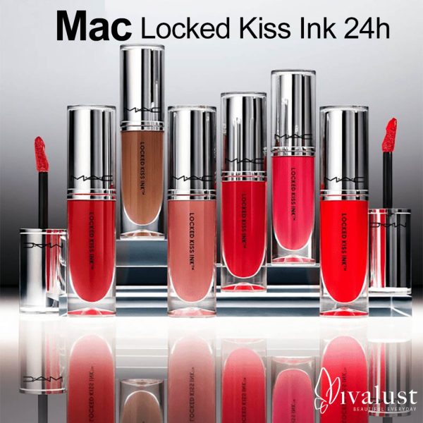 Son kem MAC Locked Kiss Ink 24HR Lip Colour có khả năng giữ màu lên đến 24 giờ liền