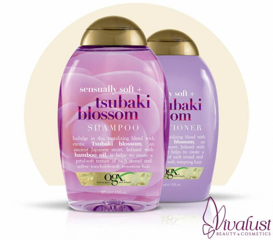 Bộ Dầu Gội Xả Tsubaki Blossom Ogx – Song Hoa Trên Tóc