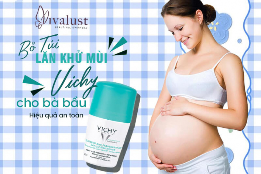 Bỏ túi lăn khử mùi Vichy cho bà bầu hiệu quả an toàn